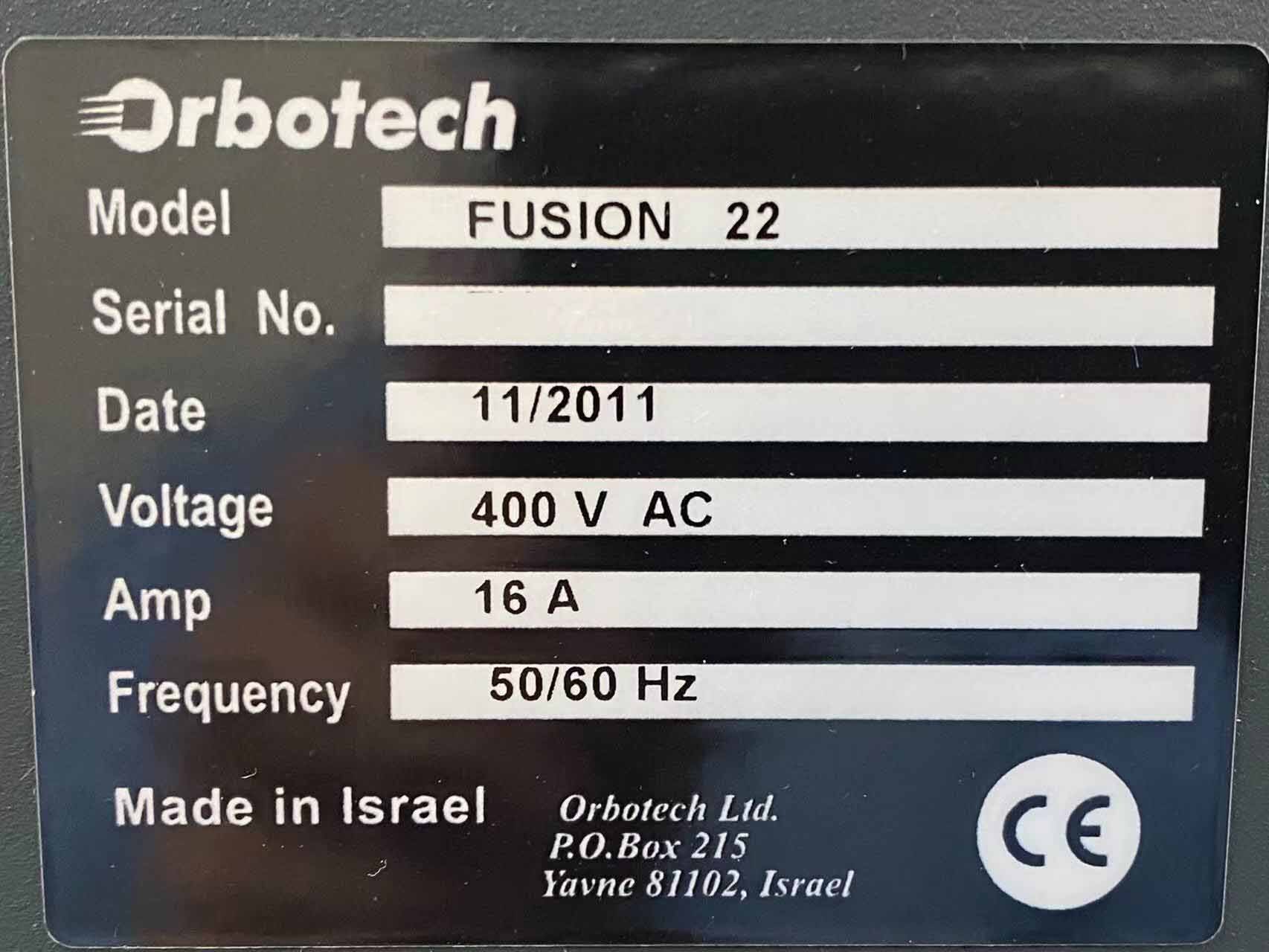 사진 사용됨 ORBOTECH Fusion 22 판매용