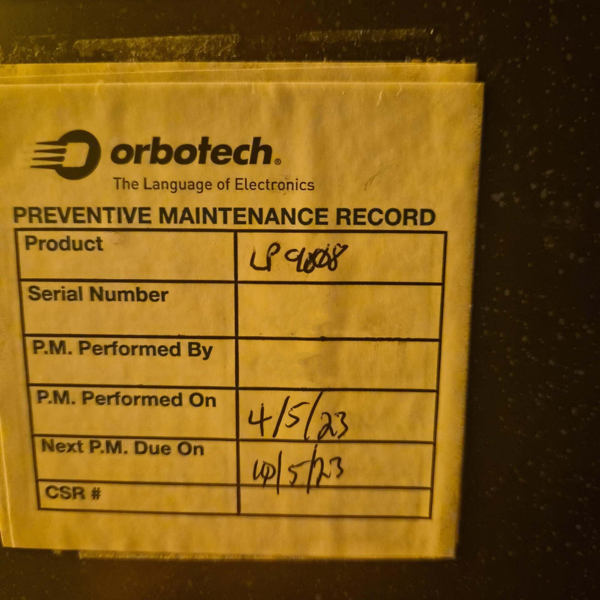 Foto Verwendet ORBOTECH LP 9008I US Zum Verkauf
