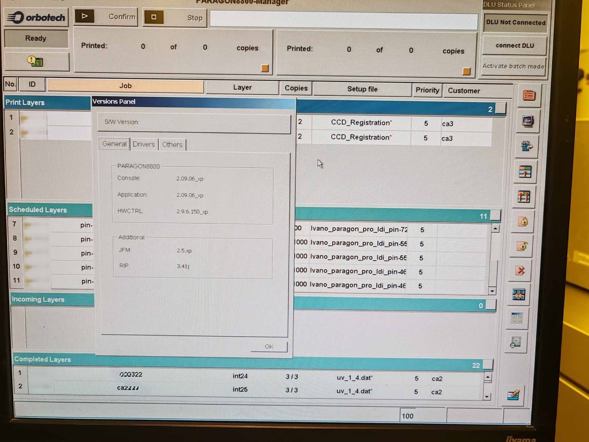 Foto Verwendet ORBOTECH Paragon 8800i Zum Verkauf