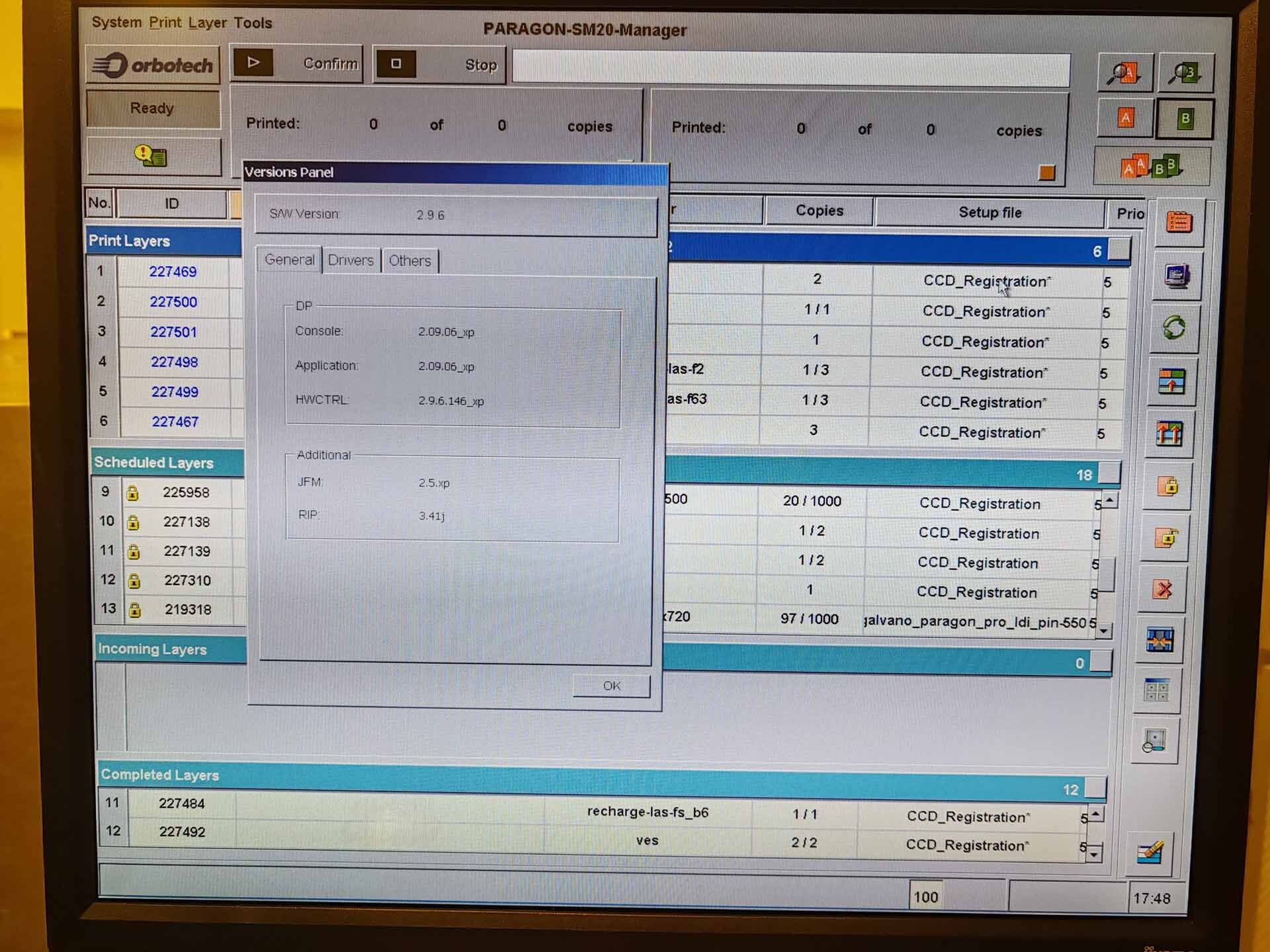 사진 사용됨 ORBOTECH Paragon 9800i 판매용