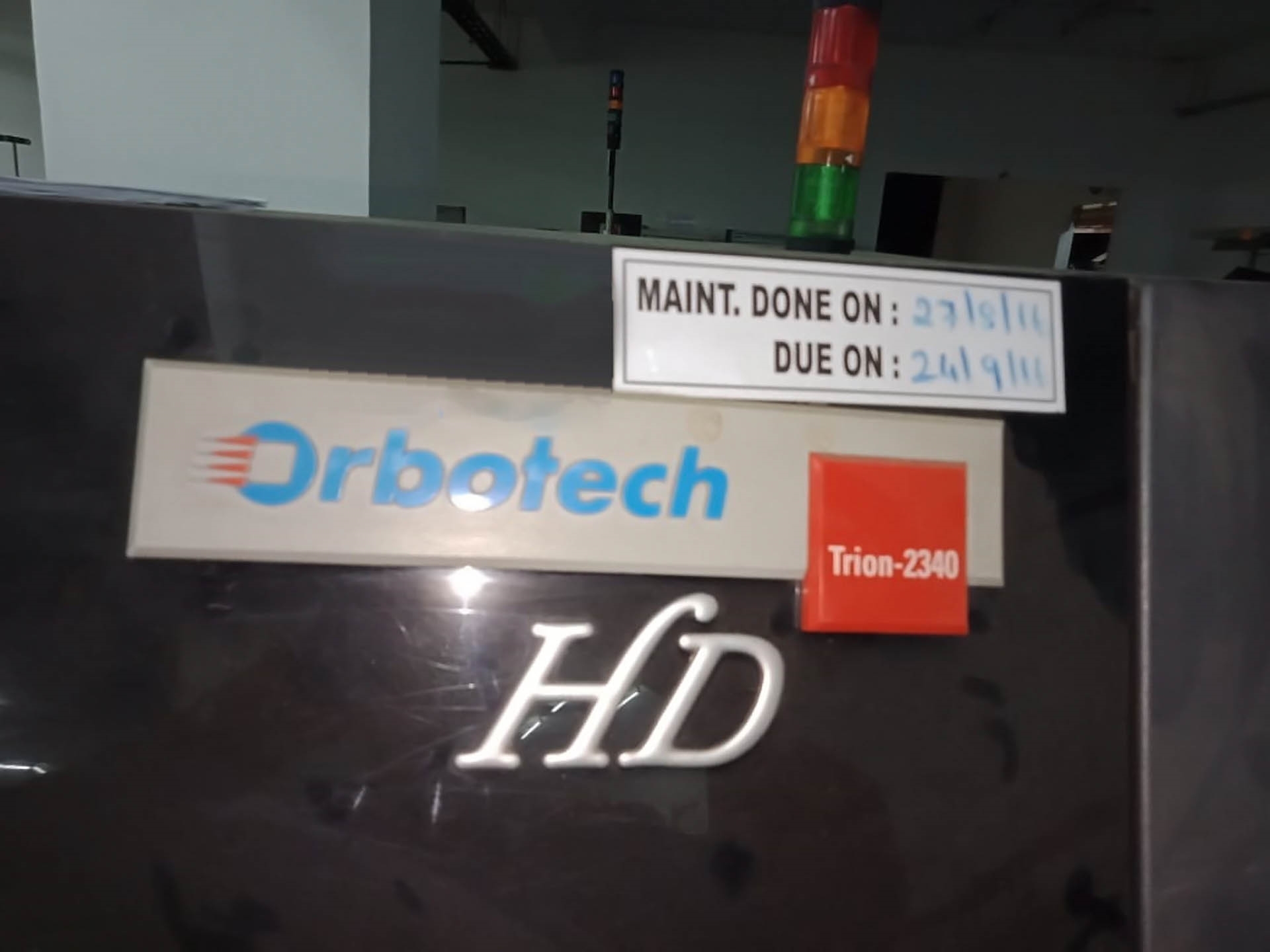 Photo Used ORBOTECH Trion 2340 HD For Sale