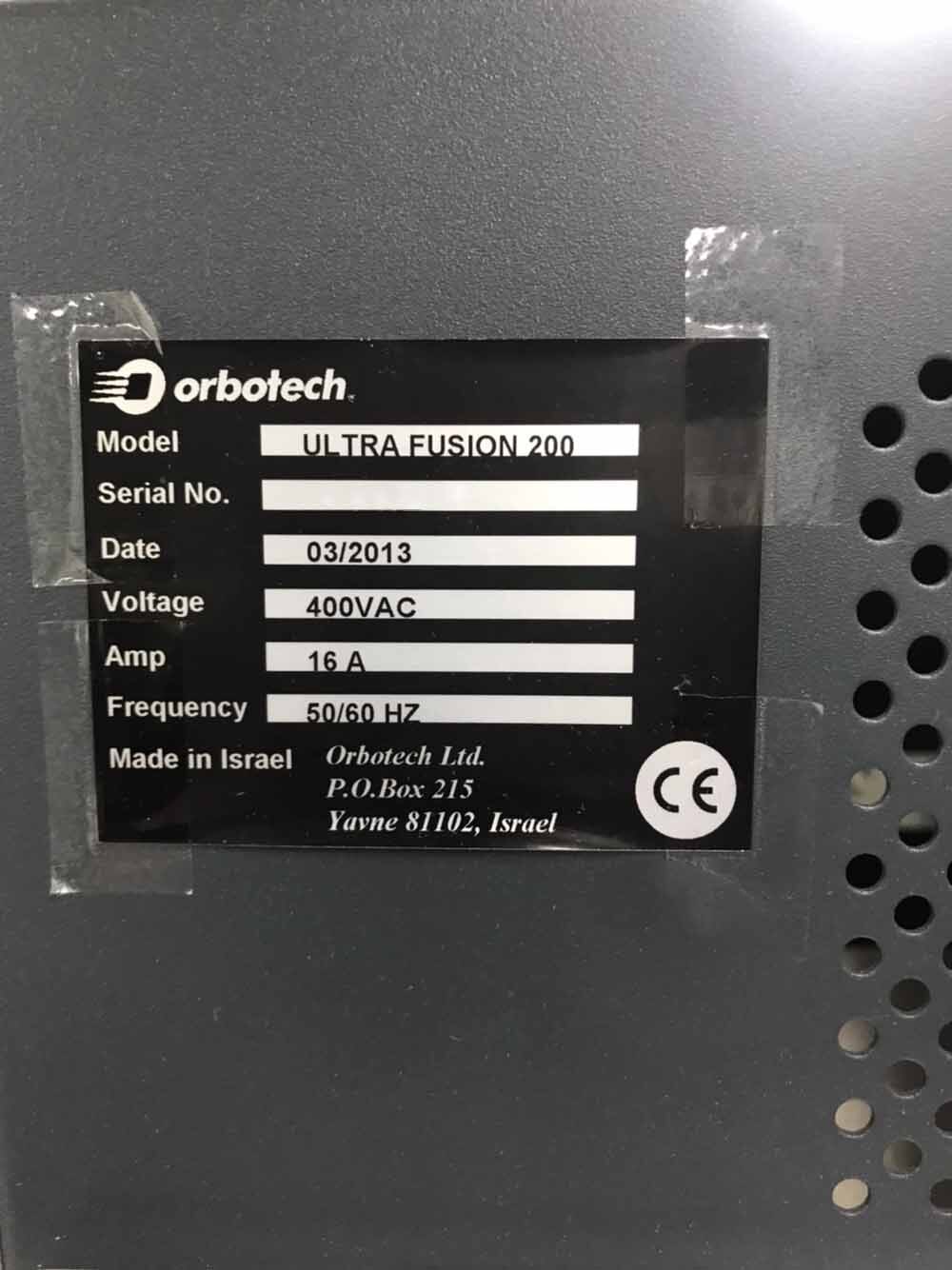 Photo Used ORBOTECH Ultra Fusion 200 For Sale