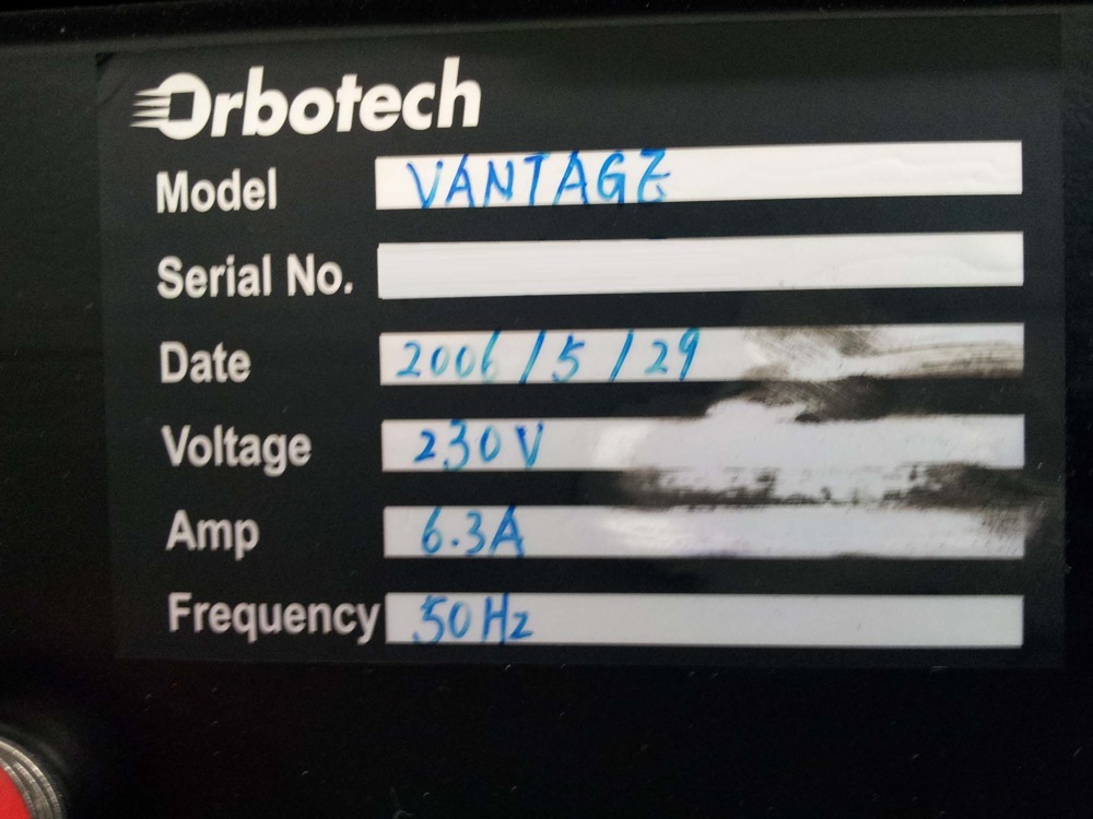 フォト（写真） 使用される ORBOTECH Vantage S-22 販売のために