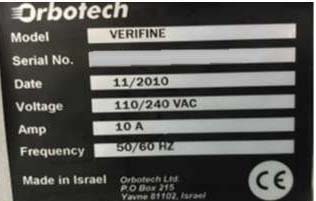 图为 已使用的 ORBOTECH VeriFine 待售