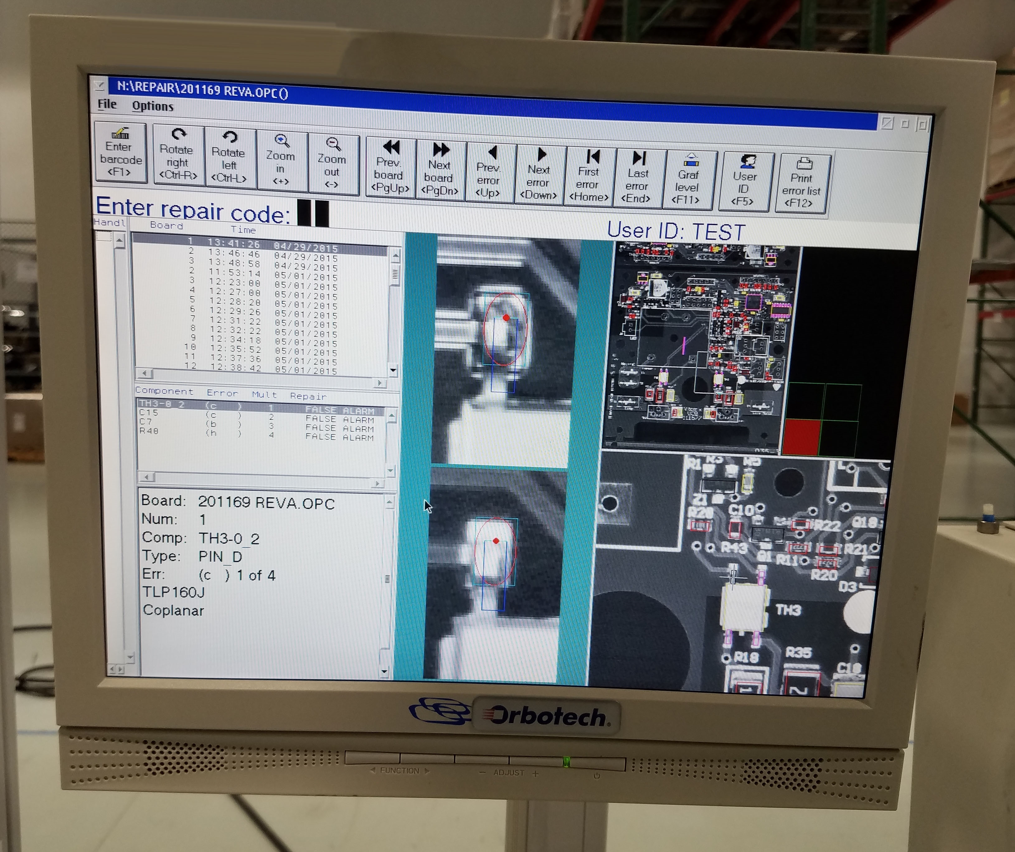 圖為 已使用的 ORBOTECH VT9500 待售