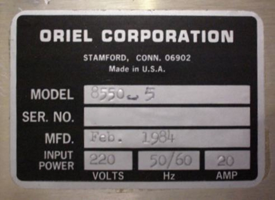 圖為 已使用的 ORIEL 8405 待售