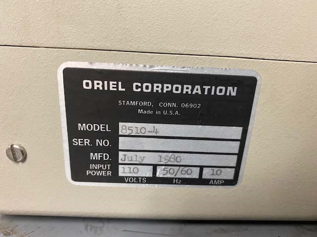 Photo Used ORIEL 8510-4 For Sale