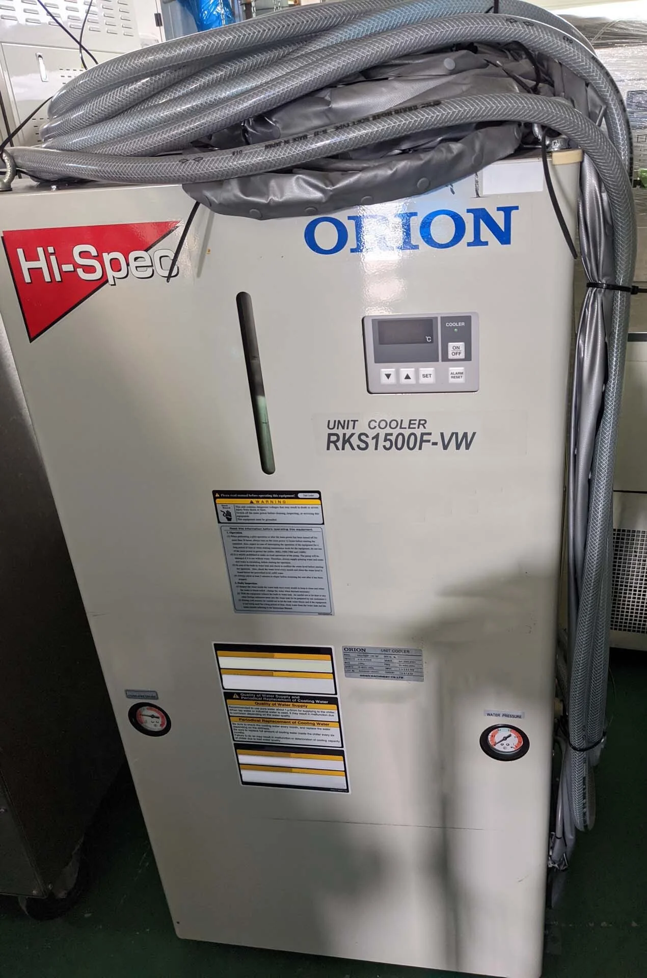 ORION RKS1500F-VW-SP Chiller used for sale price #9411512 > buy from CAE