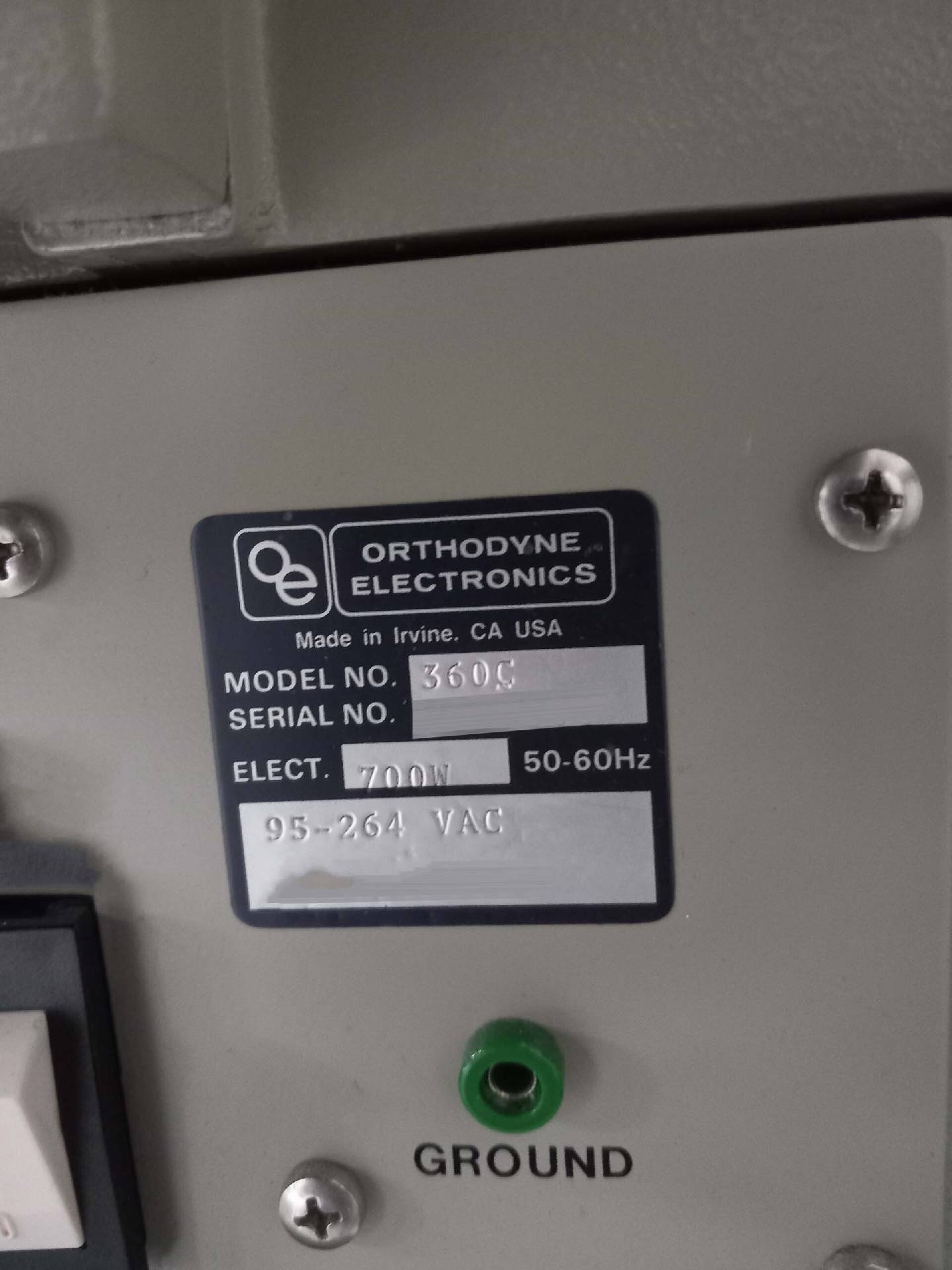 Photo Utilisé ORTHODYNE 360C À vendre