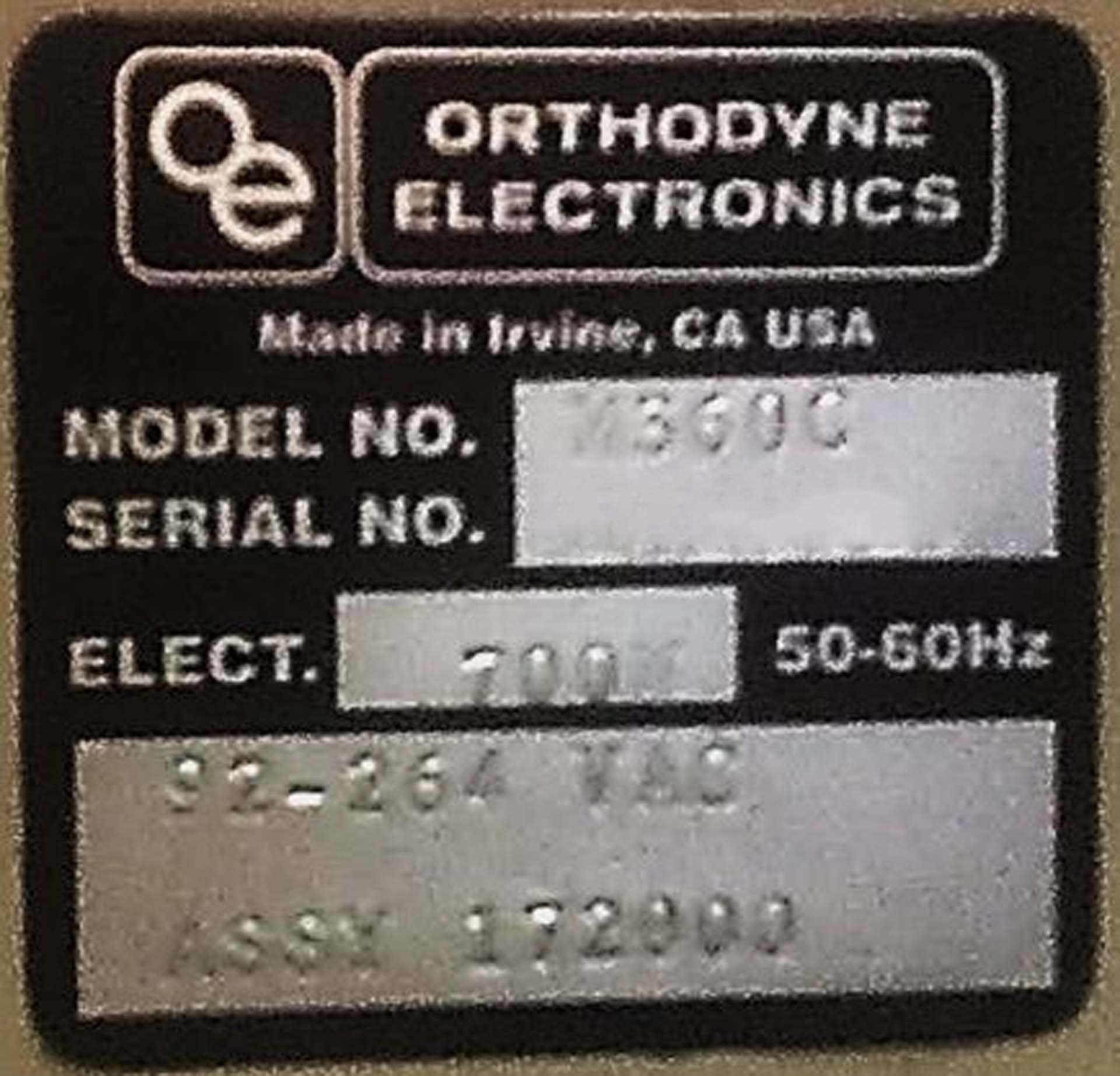 图为 已使用的 ORTHODYNE M 360C 待售