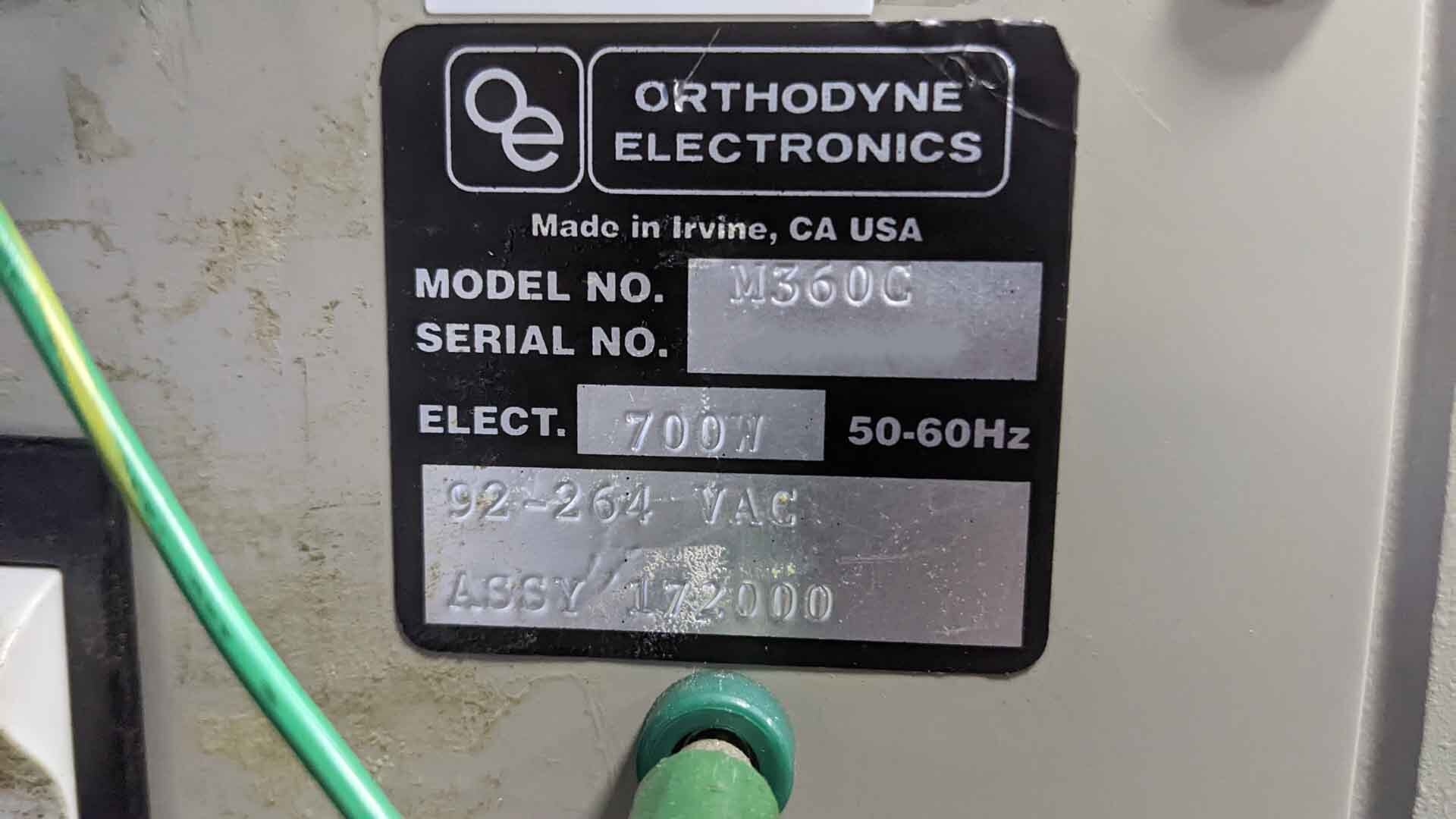 圖為 已使用的 ORTHODYNE M 360C 待售