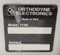 Photo Utilisé ORTHODYNE OE 7100 À vendre