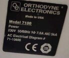 Photo Used ORTHODYNE OE 7100 For Sale