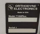 Foto Verwendet ORTHODYNE OE 7100 Plus Zum Verkauf