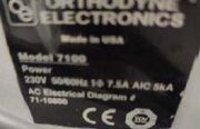 Photo Used ORTHODYNE OE 7100 For Sale