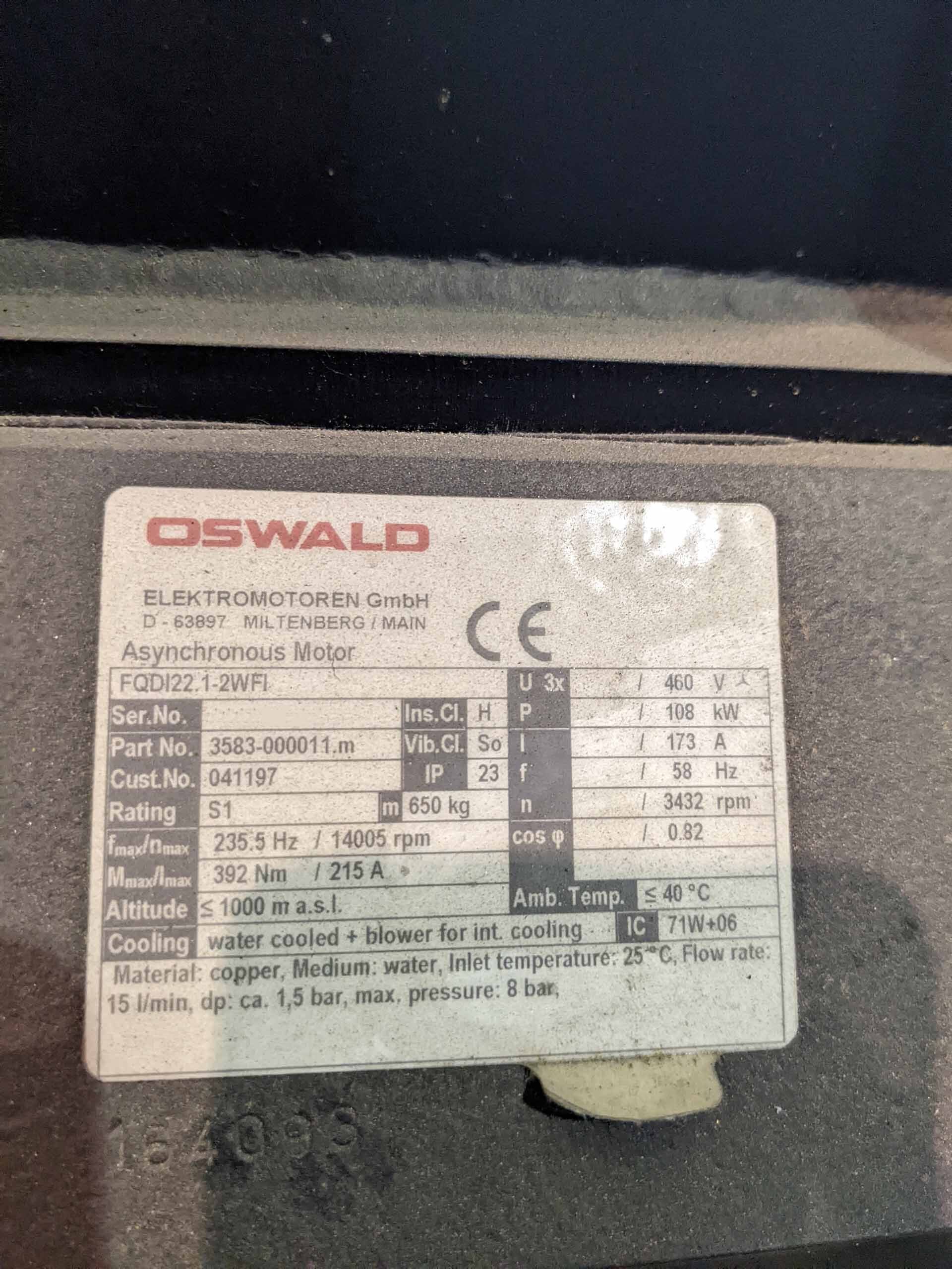 Photo Used OSWALD FQDI22.1-2WFI For Sale