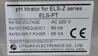 사진 사용됨 OTSUKA / PHOTAL ELS-Z / ELS-PT 판매용