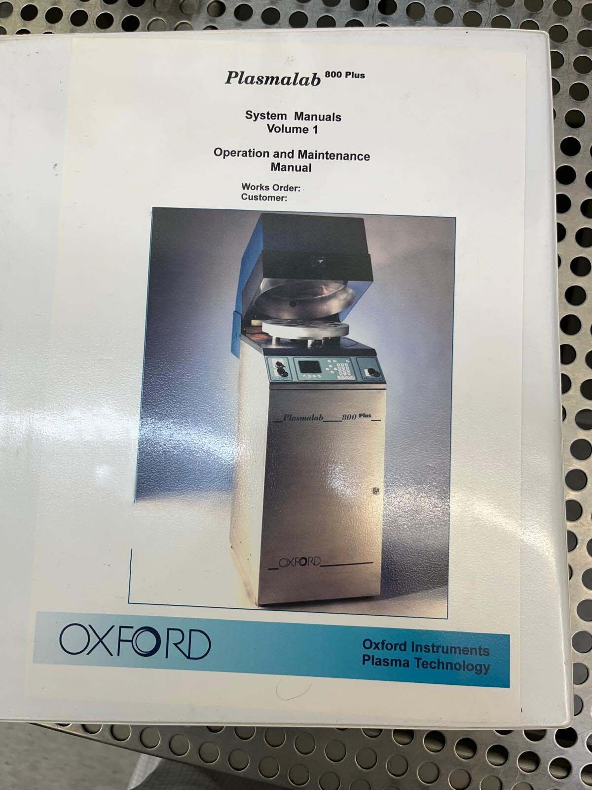 Foto Verwendet OXFORD Plasmalab 800 Plus Zum Verkauf