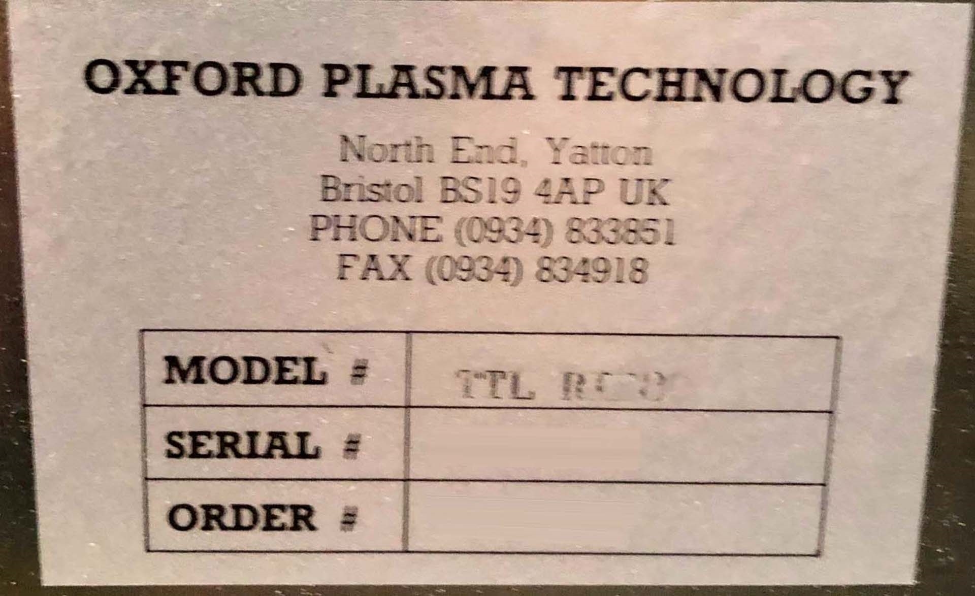 圖為 已使用的 OXFORD Plasmalab TTL RIE80 待售