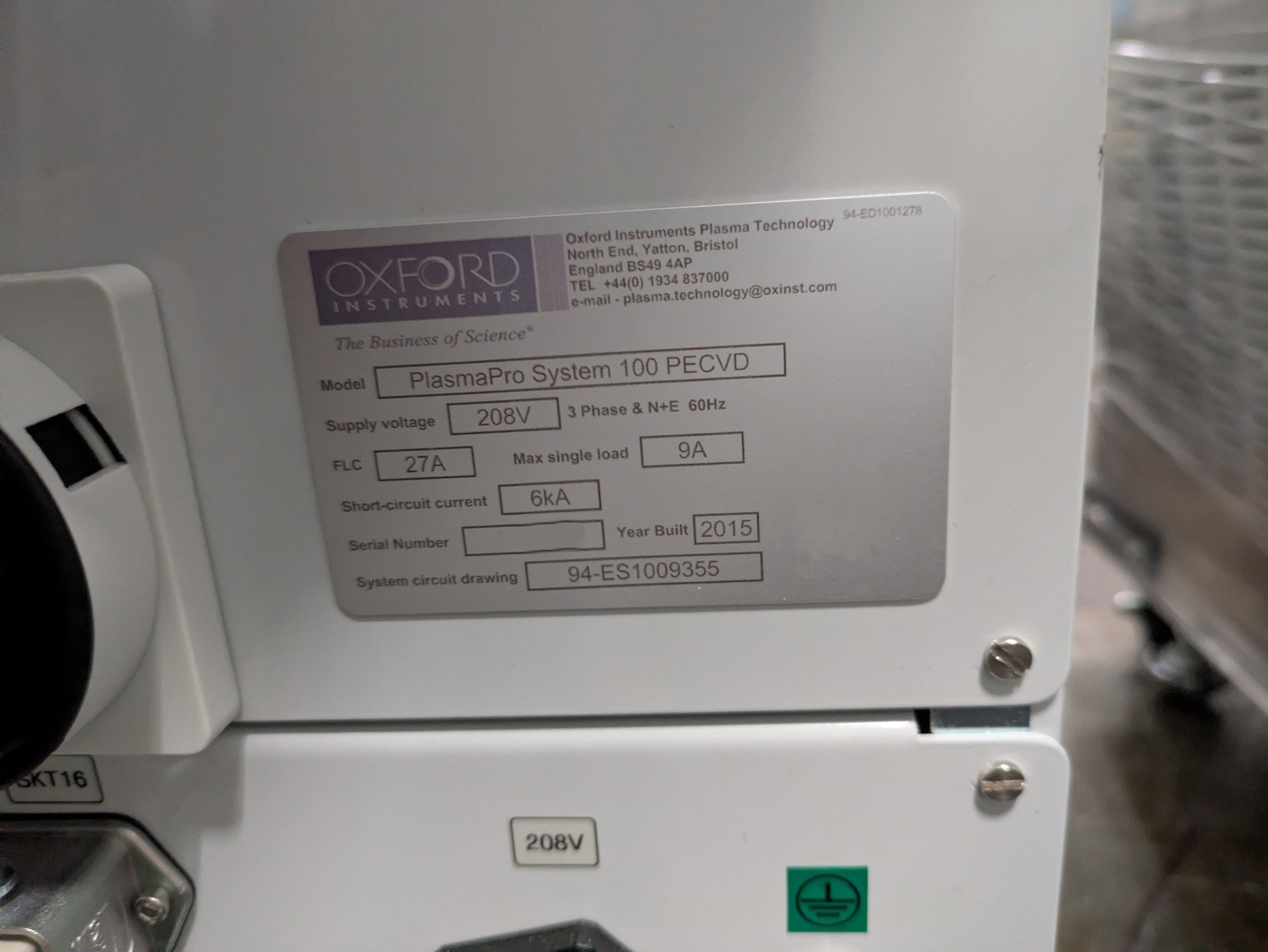 Foto Verwendet OXFORD PlasmaPro 100 Zum Verkauf