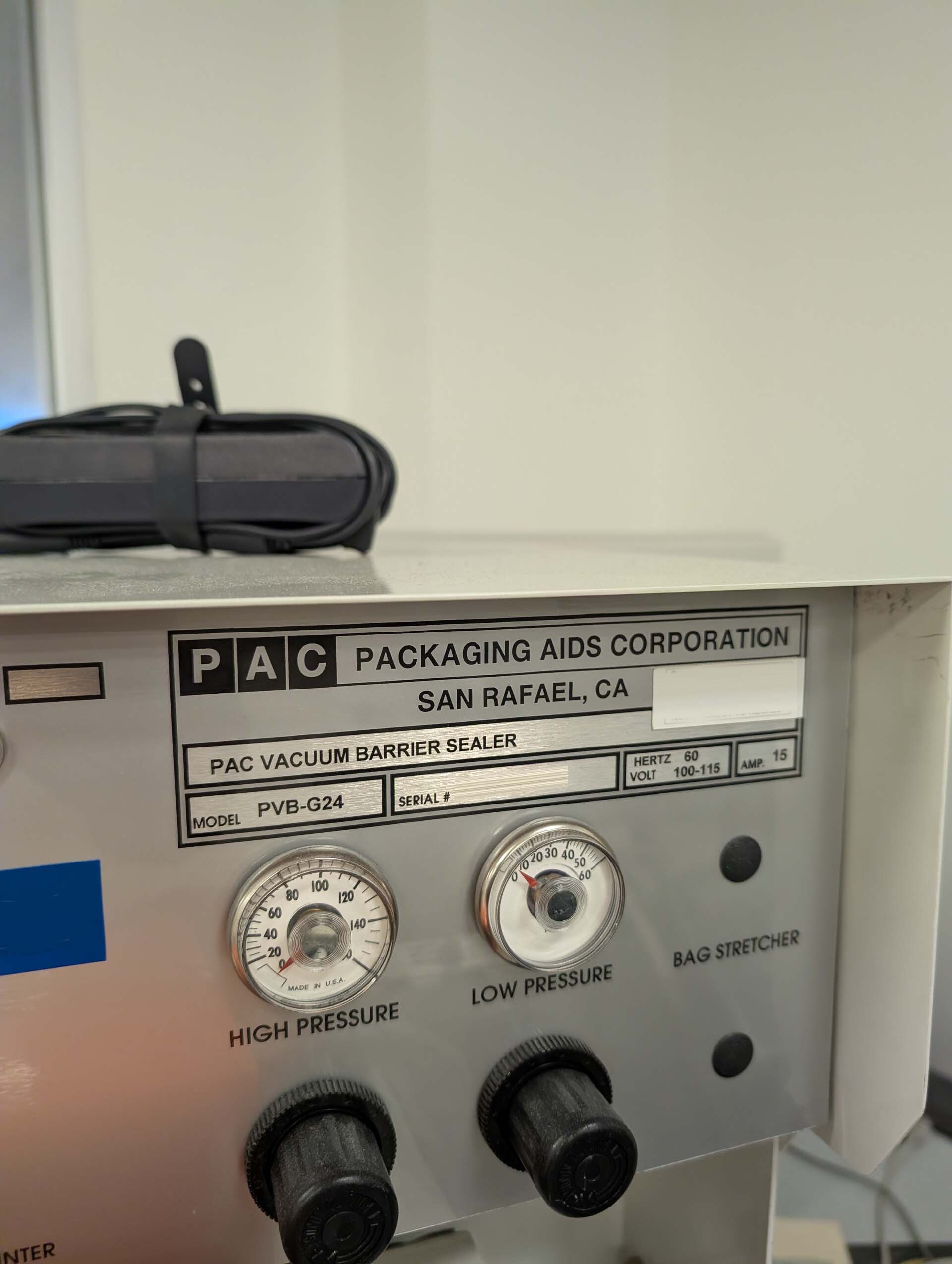 사진 사용됨 PAC / PACKAGING AIDS CORP PVB-G24 판매용