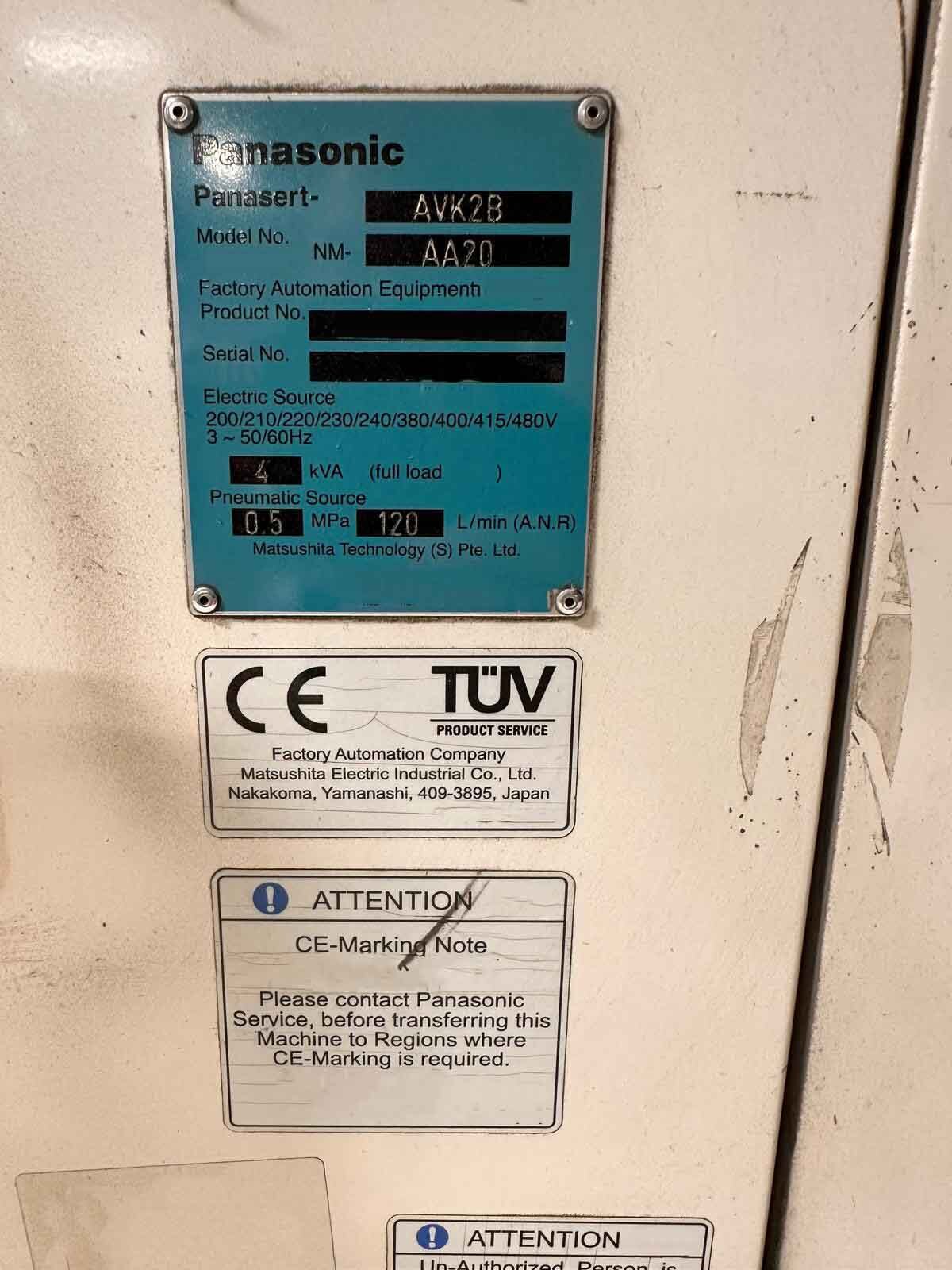 Foto Verwendet PANASONIC AVK2B Zum Verkauf