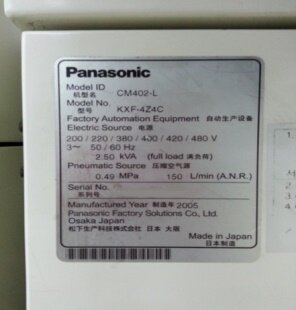 PANASONIC CM402-L KXF-4Z4C #9038033
