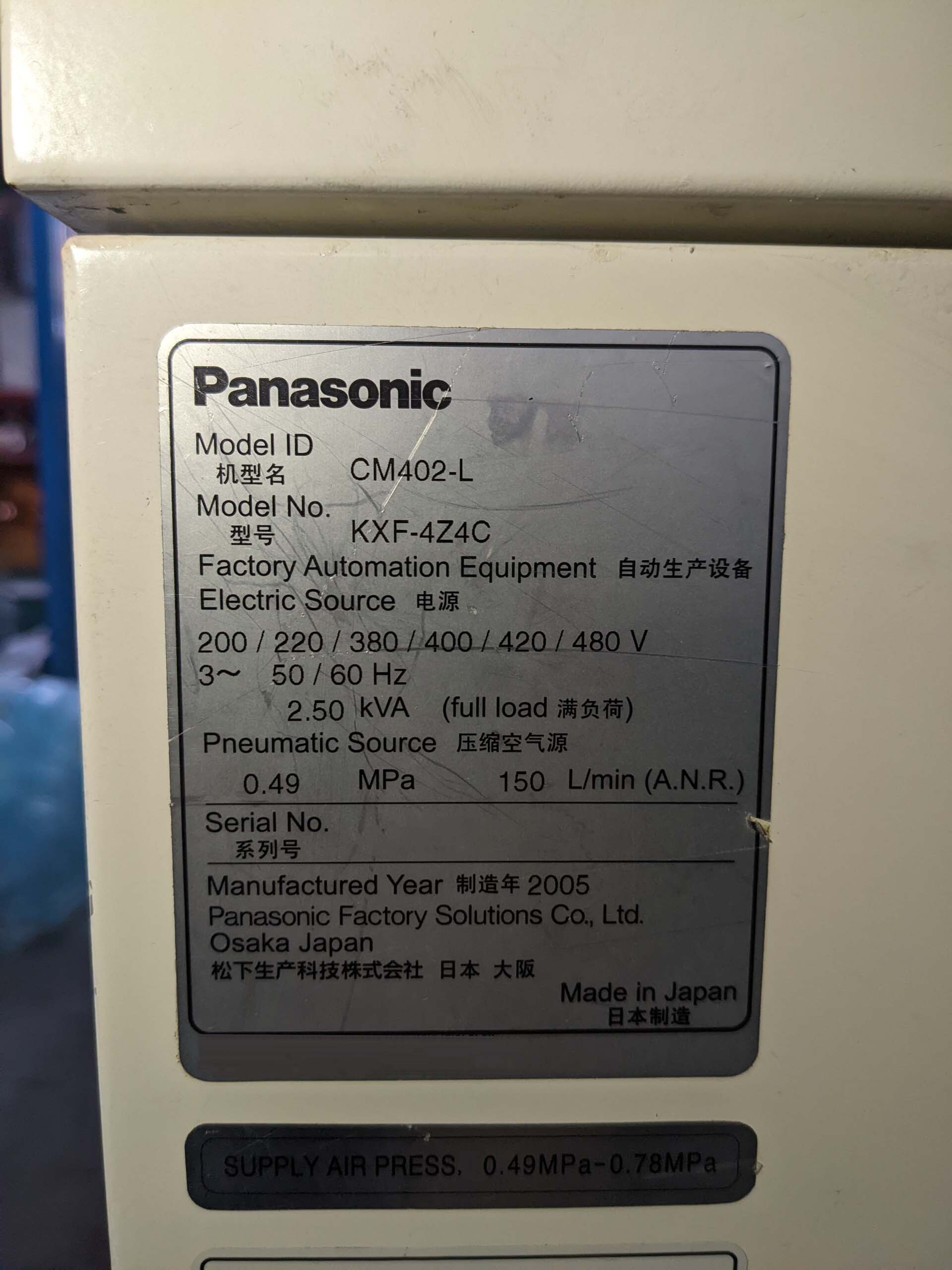 Photo Utilisé PANASONIC CM402L À vendre