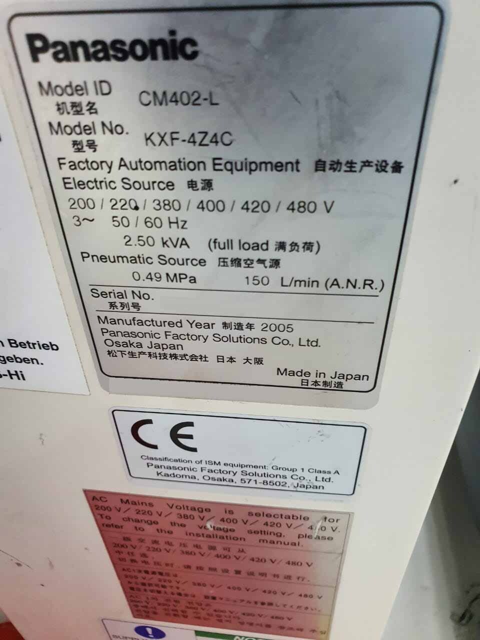 フォト（写真） 使用される PANASONIC CM402L 販売のために