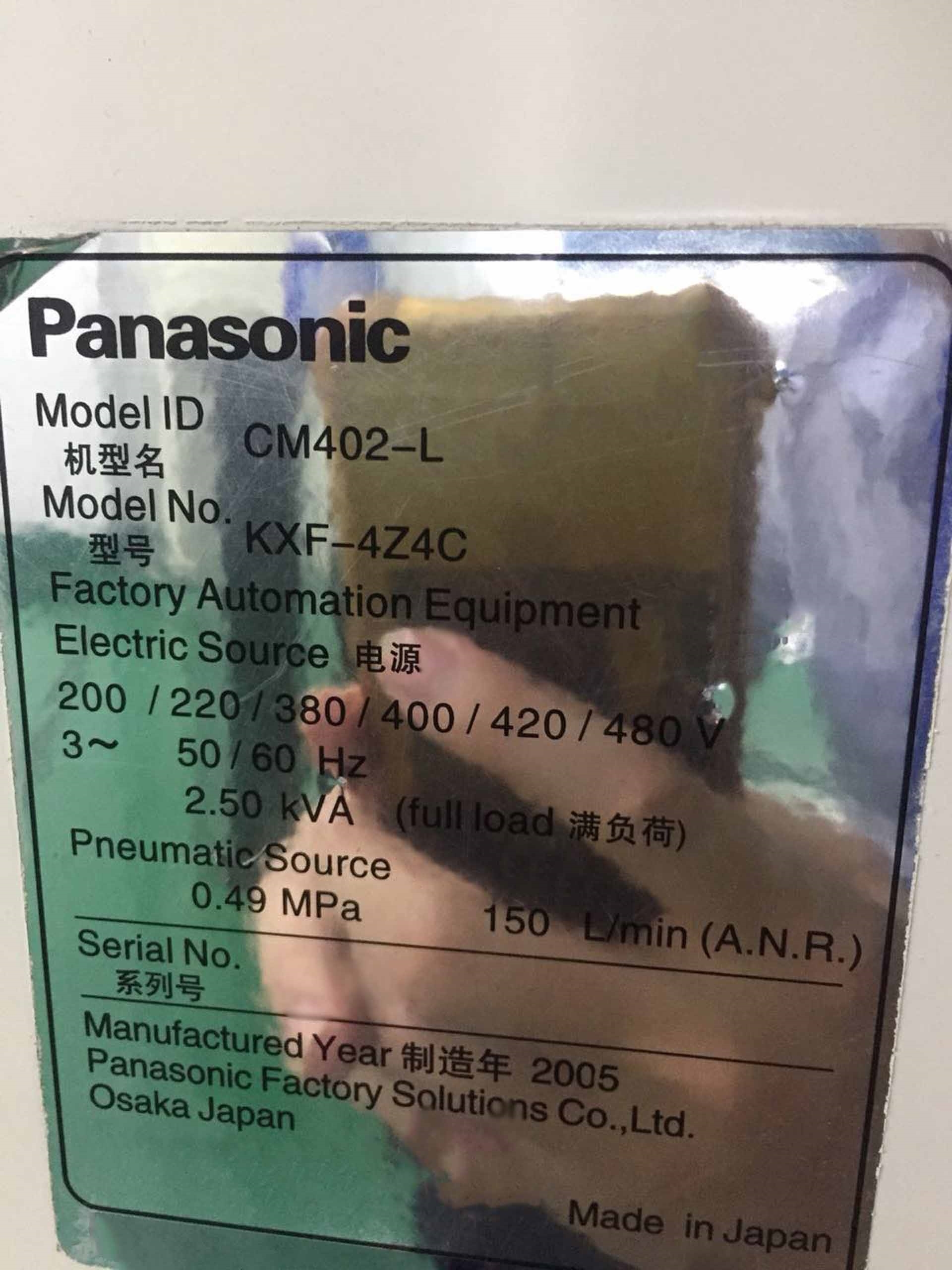 Photo Utilisé PANASONIC CM402L À vendre