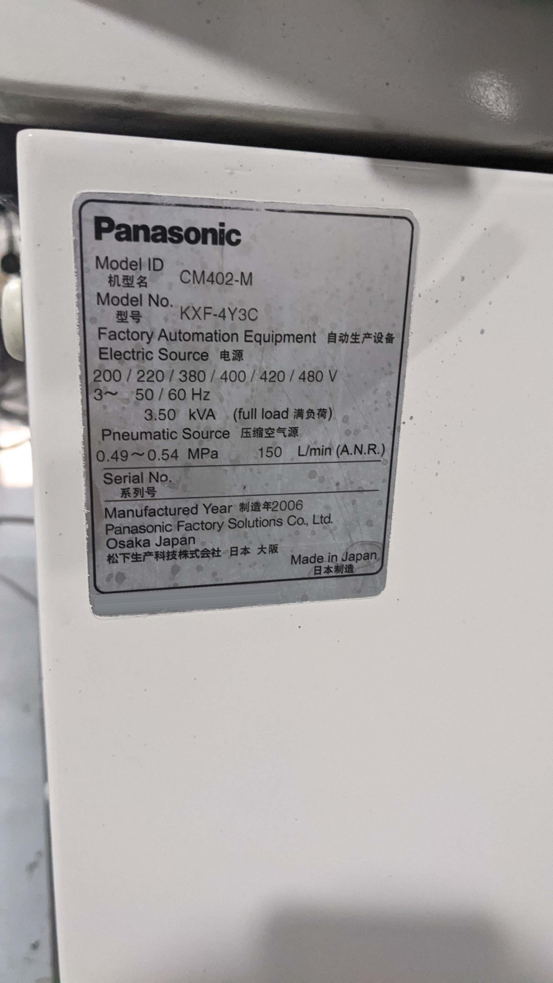 Photo Utilisé PANASONIC CM402M À vendre