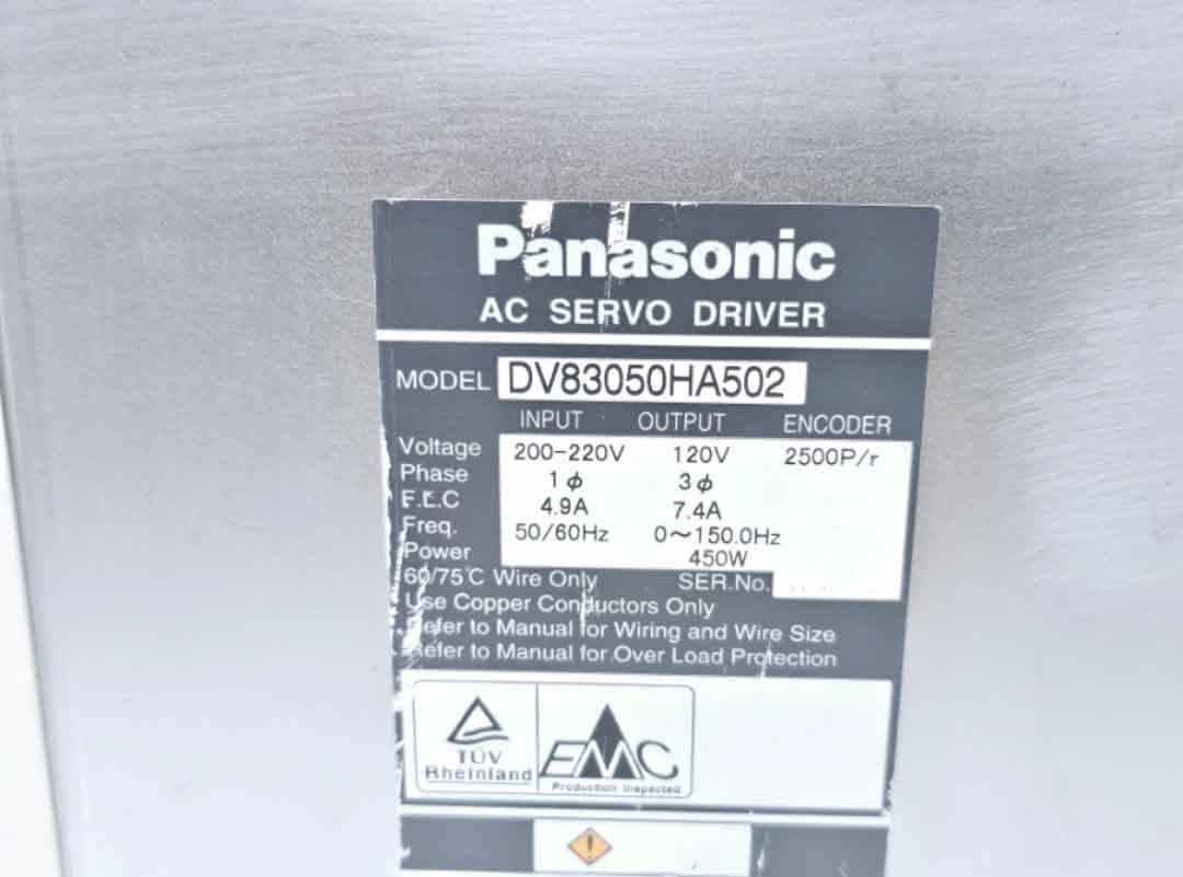 Photo Used PANASONIC / TEL DV83050HA502 For Sale