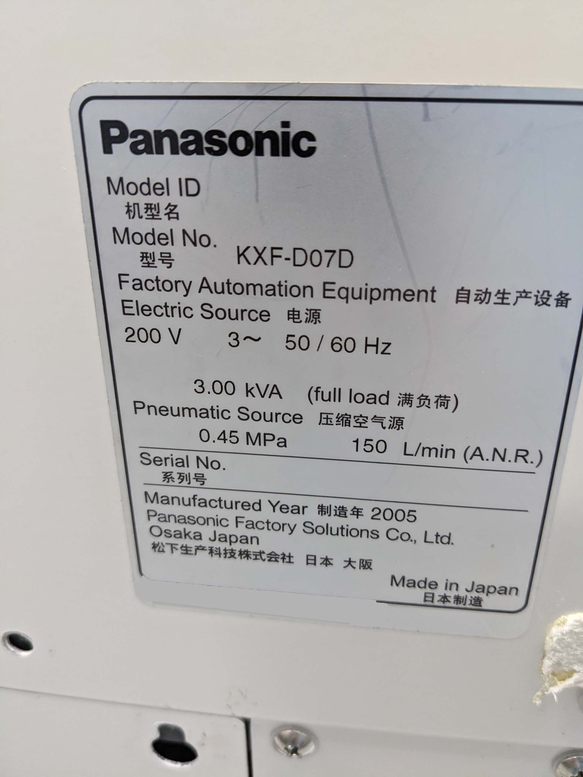 フォト（写真） 使用される PANASONIC FCX 501 販売のために