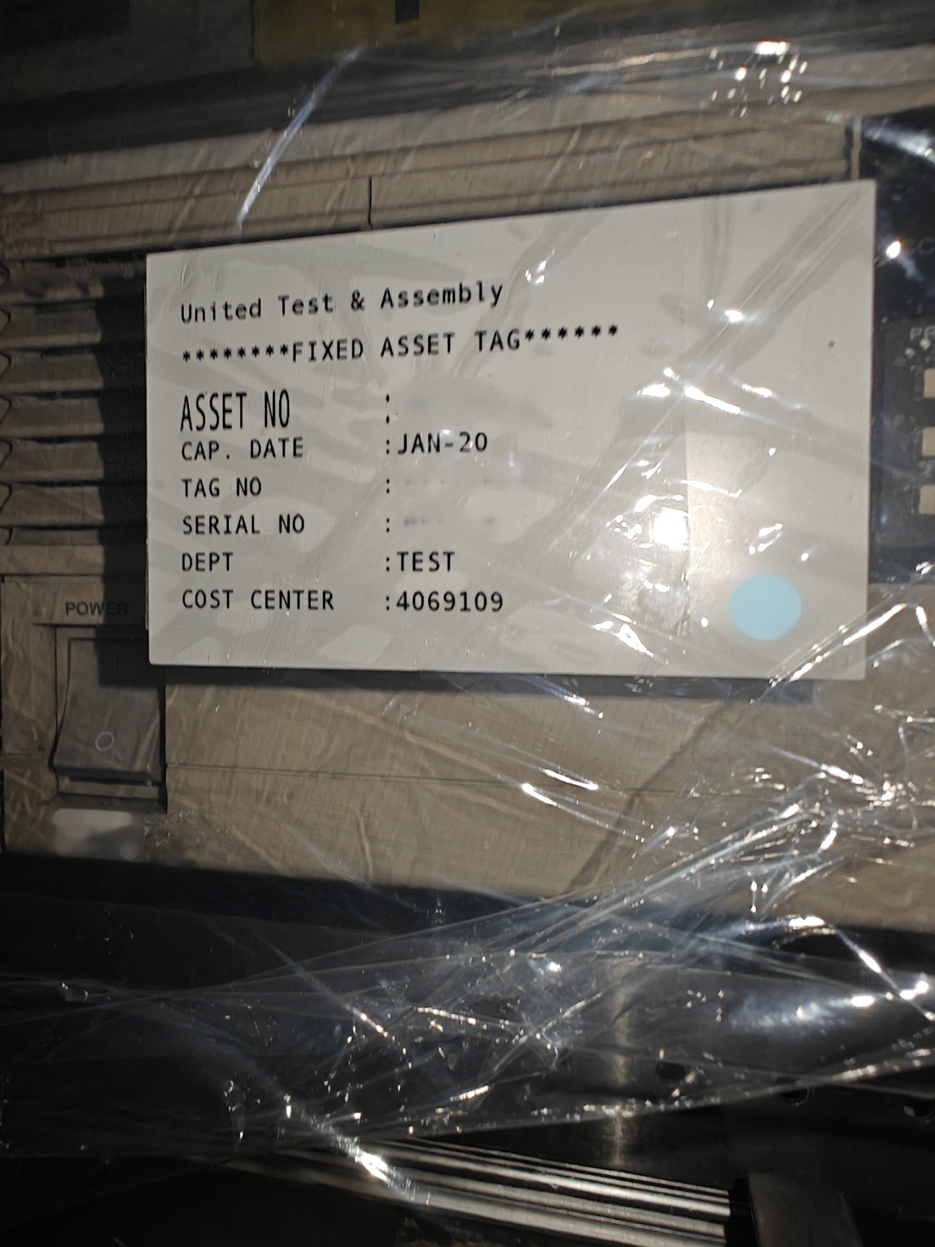 Photo Used PANASONIC PCT-301 For Sale