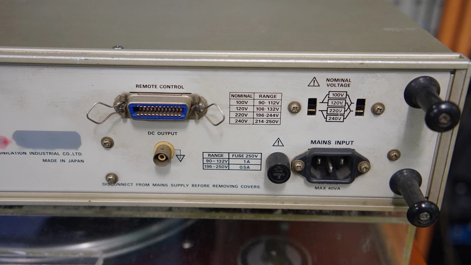 사진 사용됨 PANASONIC VP-7721A 판매용