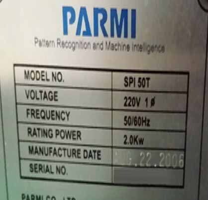 Photo Used PARMI 50T For Sale