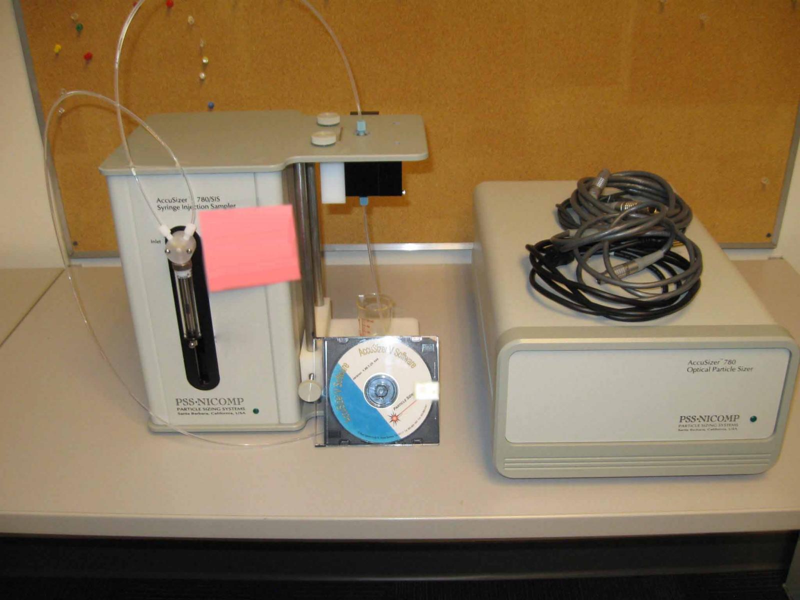 Photo Used PARTICLE SIZING SYSTEMS / PSS Accusizer 780 / SIS For Sale