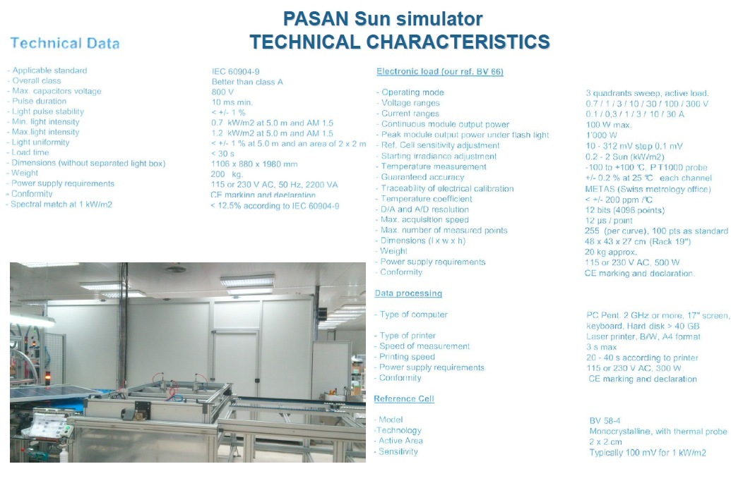 사진 사용됨 PASAN Sun Simulator 판매용