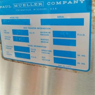 PAUL MUELLER COMPANY RHP #9117450