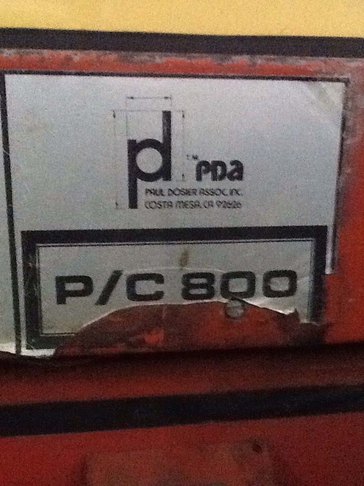 Photo Used PDA / PAUL DOSIER ASSOCIATES P/C 800 For Sale