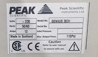 フォト（写真） 使用される PEAK SCIENTIFIC Genius 3031 販売のために