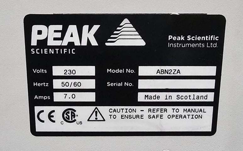 フォト（写真） 使用される PEAK SCIENTIFIC Genius ABN2ZA 販売のために