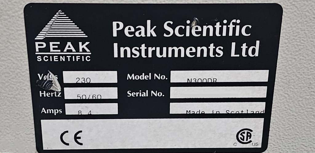 フォト（写真） 使用される PEAK SCIENTIFIC N300DR 販売のために