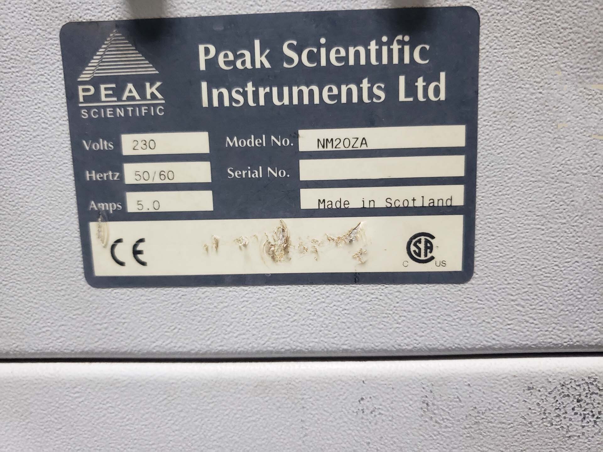 사진 사용됨 PEAK SCIENTIFIC NM20ZA-MS 판매용