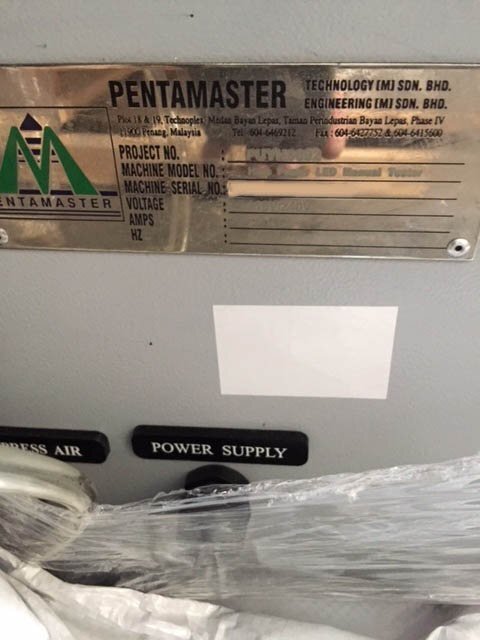 Photo Used PENTAMASTER TM50-001 For Sale