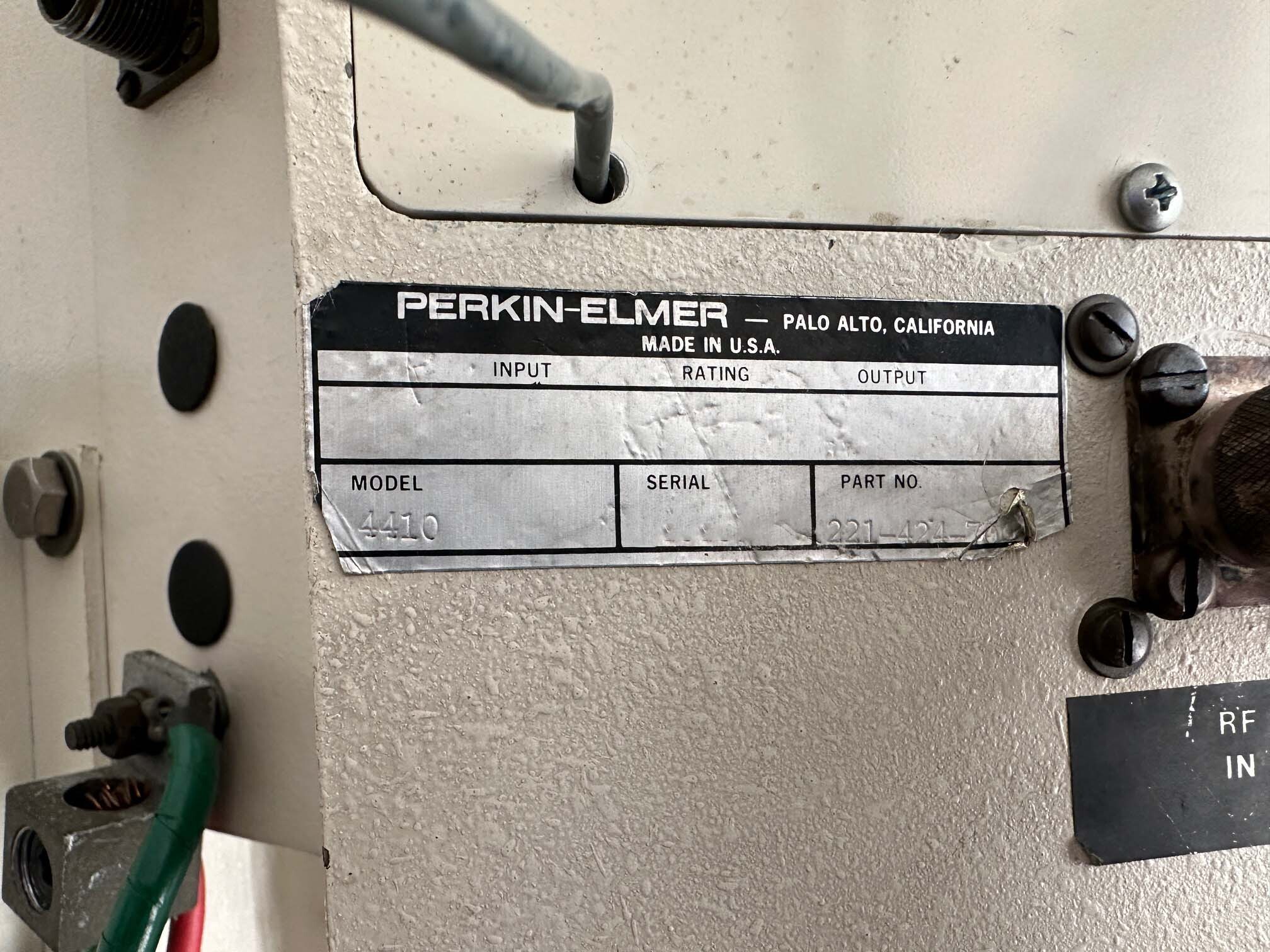 Foto Verwendet PERKIN ELMER 4410 Zum Verkauf