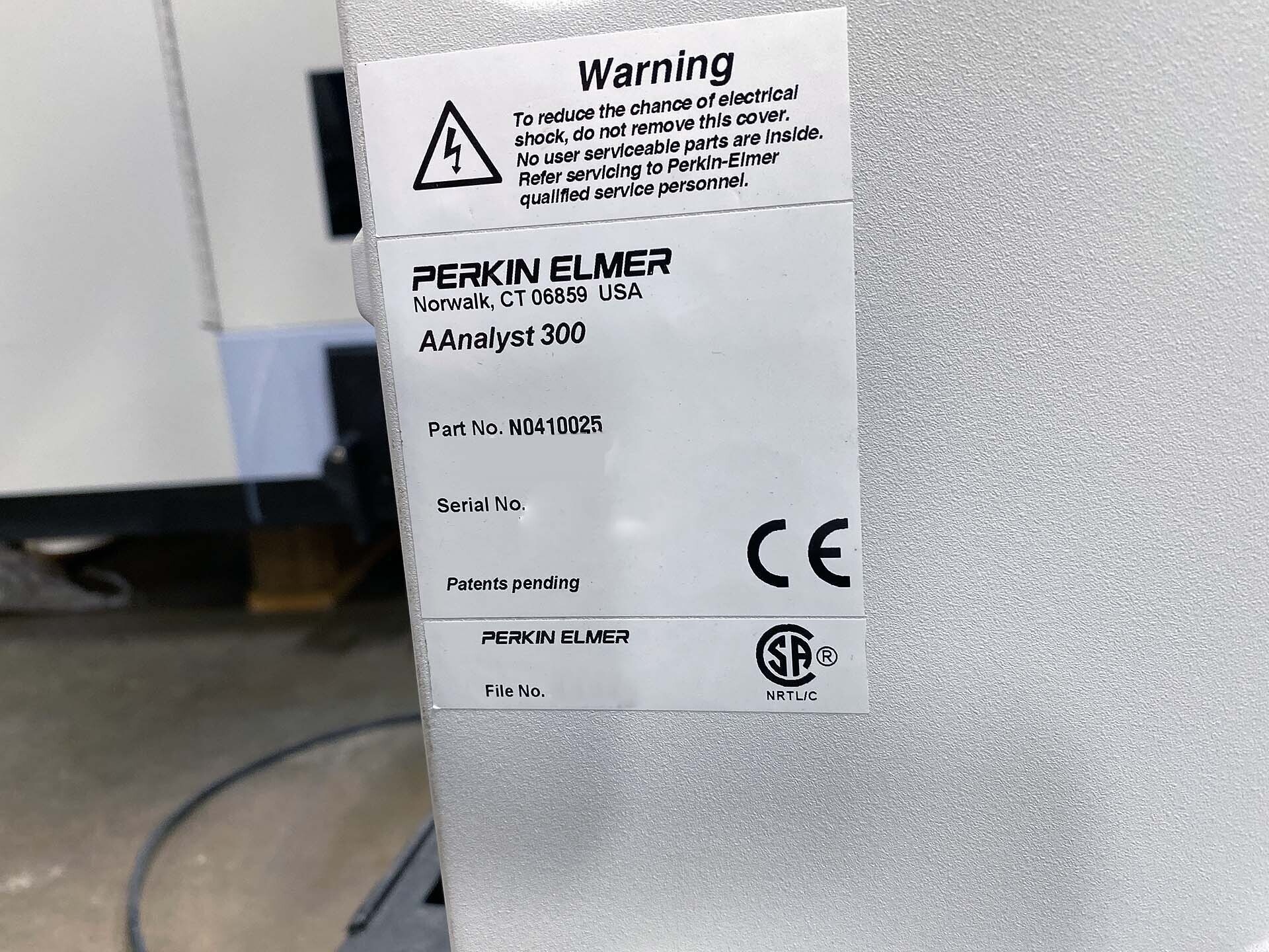 Foto Verwendet PERKIN ELMER AAnalyst 300 Zum Verkauf