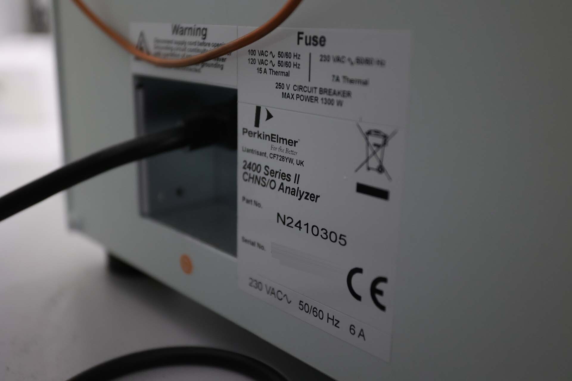 사진 사용됨 PERKIN ELMER 2400 판매용