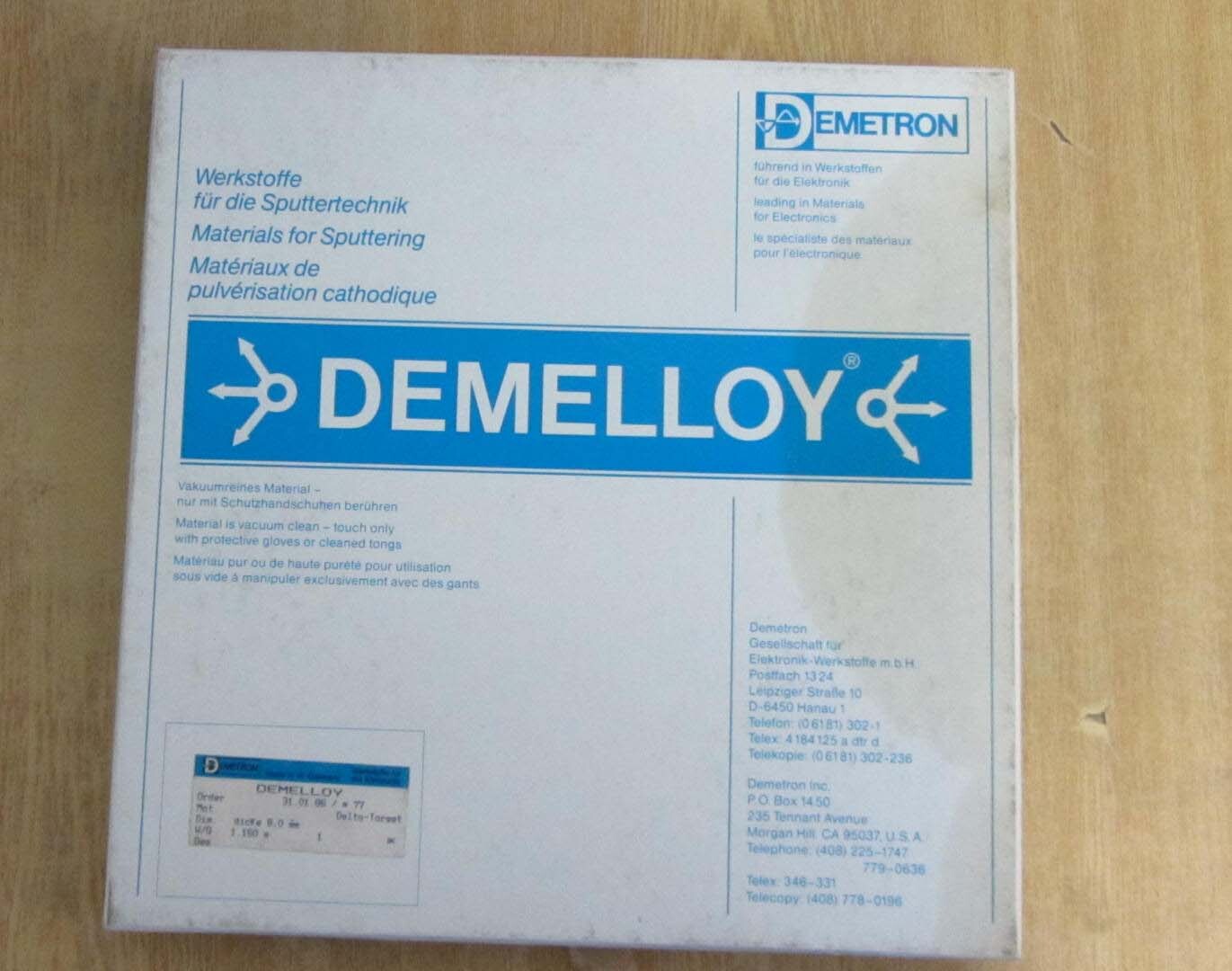 Photo Used PERKIN ELMER Delta targets for 4410 For Sale