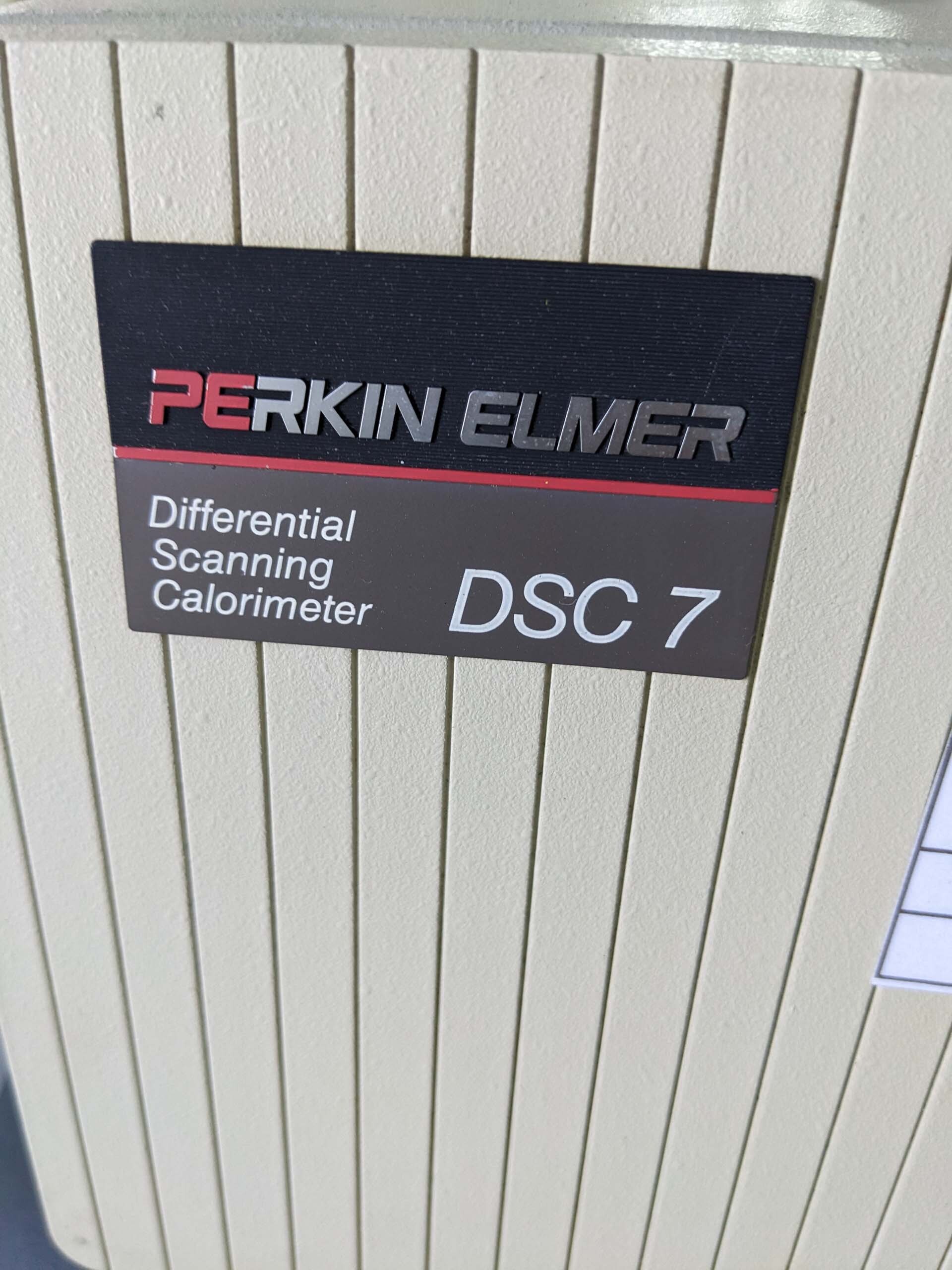 图为 已使用的 PERKIN ELMER DSC 7 待售